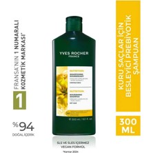 Yves Rocher Kuru Saçlar Için Besleyici Şampuan 300 ml Kamelina Yağlı Omega 3 6 9 Nemlendirici Vegan Bakım