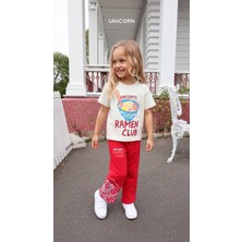 Unicorn Kids Unicornkids Unicorn Ramen Club Tshirt Pantolon Çocuk Takım