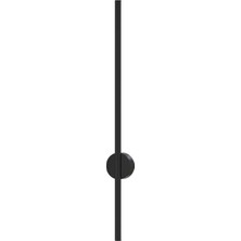 Led Vitrini 80 cm Dekoratif Duvar Aplik Siyah Gün Işığı