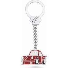 Silverize Porsche 911 Gümüş Anahtarlık T54