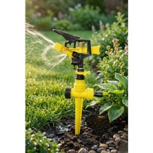 SNA 360° Döner Spring Fıskiye Bahçe Sulama Sprinkleri – Kazıklı Otomatik Çim ve Bahçe Sulama Aparatı