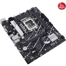 Asus Prıme B760M-K D4 Intel B760 LGA1700 Ddr4 5333 HDMI VGA 2x M2 Usb3.2 Aura Rg