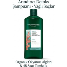 Yves Rocher Arındırıcı Sebum Dengeleyici Vegan Şampuan 300 ml Yağlı Saçlar Için