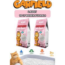 Garfield Cat Litter Bebek Pudralı 20 Lt ( 2X10LT ) Kedi Kumu