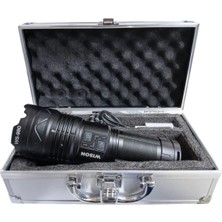 Marsilyan Profesyonel Zoomlu El Feneri | 60W – 7000 Lümen – 13.200 Mah – Type‑c – Metal Gövde (4887)