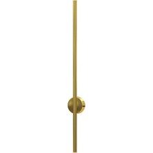 Led Vitrini 80 cm Dekoratif Duvar Aplik Gold Beyaz Işık
