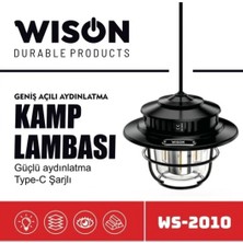 Marsilyan Wison WS-2010 Geniş Açılı Aydınlatma Kamp Lambası (4887)