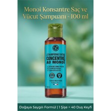 Yves Rocher Monoi Konsantre 100 ml Saç Vücut Şampuanı Seyahat Boyu Ekonomik Ambalaj