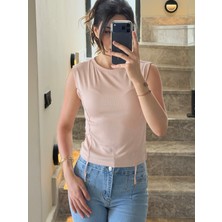 Fashion Club Kadın Fiitlli Bisiklet Yaka Bluz
