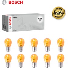 Bosch Sinyal Ampul Sarı PY21W 12V 55W (10 Adet)