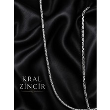 925 Ayar Gümüş Erkek Kral Zincir Kolye 2mm