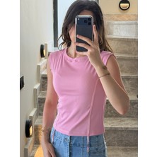 Fashion Club Kadın Fiitlli Bisiklet Yaka Bluz