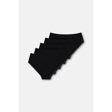 Suwen 5'li Pamuklu Basic Yüksek Bel Slip Külot