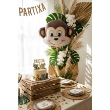 Partixa Safari Maymun Kafa Folyo Balon