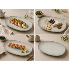 Bonnami Sway Gourmet Oval Kayık Tabak 15*8.5 cm