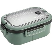 Noki Luxury Plastik Lunch Box Yeşil