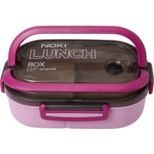 Noki Luxury Plastik Lunch Box Pembe