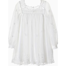 Chloe Chloé Kids Işlemeli Tül Elbise Kız Çocuk