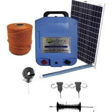 Teknovasyon Arge Alpex Elektrikli Çit Cihazı 25000 Volt Gece Modlu Model Tam Set