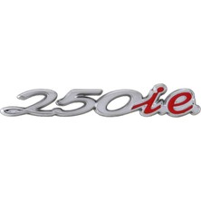 Piaggio Vespa "250 Ie" Amblemi Arka *kırmızı-Krom*  (2023- ) / Pıaggıo