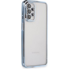 Magicool Samsung Galaxy A23 4g Kılıf Razer Lensli Silikon - Açık Mavi