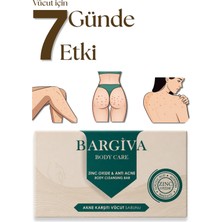Bargiva Çinko Oksit Içerikli Popo,sırt ve Omuz Sivilcesi Karşıtı Cilt Pürüzsüzleştirici Vücut Sabunu