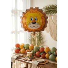 Partixa Safari Aslan Kafa Folyo Balon