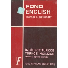 Fono Yayınları Fono English Learner's Dictionary Ingilizce Türkçe - Türkçe Ingilizce Okunuşlu Öğrenci Sözlüğü