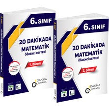Dakika Yayınları 6. Sınıf 20 Dakikada Matematik Öğrenci Defteri