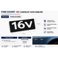 Artek Ford Escort 16V Çamurluk Yazısı Amblemi Logo 95ABA42528BB