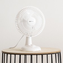 Voltomat Masaüstü Vantilatör 15CM Beyaz
