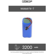 Roborge  Wiami Fx-7 Robot Süpürge Uyumlu Batarya 3200 Mah - Muadil Ürün