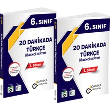 Dakika Yayınları 6. Sınıf 20 Dakikada Türkçe Öğrenci Defteri