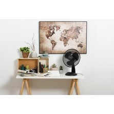 Voltomat Masaüstü Vantilatör 30 cm Siyah