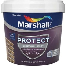Marshall Protect Silikonlu Flat Dış Cephe Boyası Beyaz 7,5l