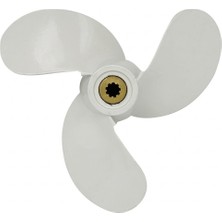 Yamarine Yamaha Dıştan Takma Motor Pervanesi 4/5/6hp Outboard Propeller Diameter: 7 1/2ø x Pitch: 8''-Ba Spline: 9 Diş (6E0-45941-01-EL)