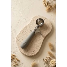 Kitchen Life Paslanmaz Çelik Yaylı Mekanizmalı Dondurma ve Kurabiye Servis Kaşığı- Kurabiye Kalıbı