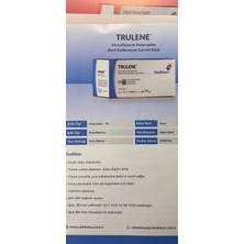 Trulene 5.0 Keskin Prolen Cerrahi Iplik Iğneli. ( 12 Adet) Steril