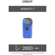 Roborge  Wiami Fx-7 Robot Süpürge Uyumlu Batarya 2600 Mah - Muadil Ürün