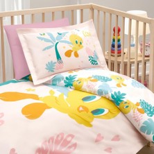 Özdilek Ranforce Bebek Nevresim Takımı Tweety Tropic Pembe