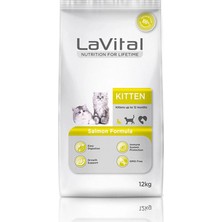 Lavital Somonlu Yavru Kedi Maması 12KG