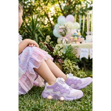 In Step Twinkle Mekanizmalı Işıklı Kız Çocuk Lila Spor Ayakkabı