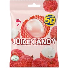 Juice Candy 5d Taste Peeled Lychee Gummies 20G