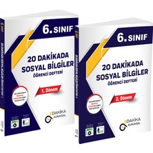 Dakika Yayınları 6. Sınıf 20 Dakikada Sosyal Bilgiler Öğrenci Defteri
