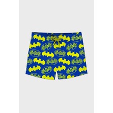 Slipstop Batforce Baskılı Belden Bağlamalı Mayo Short Erkek Çocuk Mayo Short SO2631010001