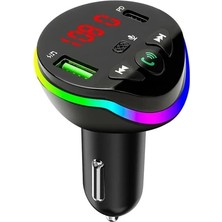 GUNKES Çok Fonksiyonlu Kablosuz Fm Transmitter Bluetooth 5.0 Araç Kiti Mp3 Çalar ve 3.1A Hızlı USB Şarj