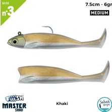 Fiiish Master Shad MS75/3 MS4503 Combo Medium 7.5cm 6gr Khaki