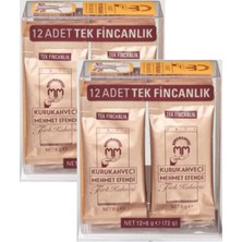 Mehmet Efendi Tek Fincalık Türk Kahvesi 6 gr x 12 Adet x 2 Adet