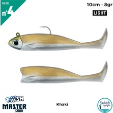 Fiiish Master Shad MS100/4 MS4515 Combo Light 10CM 8gr Khaki