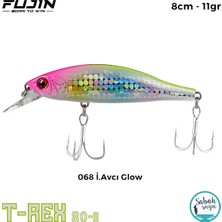 Fujin T-Rex 80S 8cm 11GR Maket Balık 068 I.avcı Glow